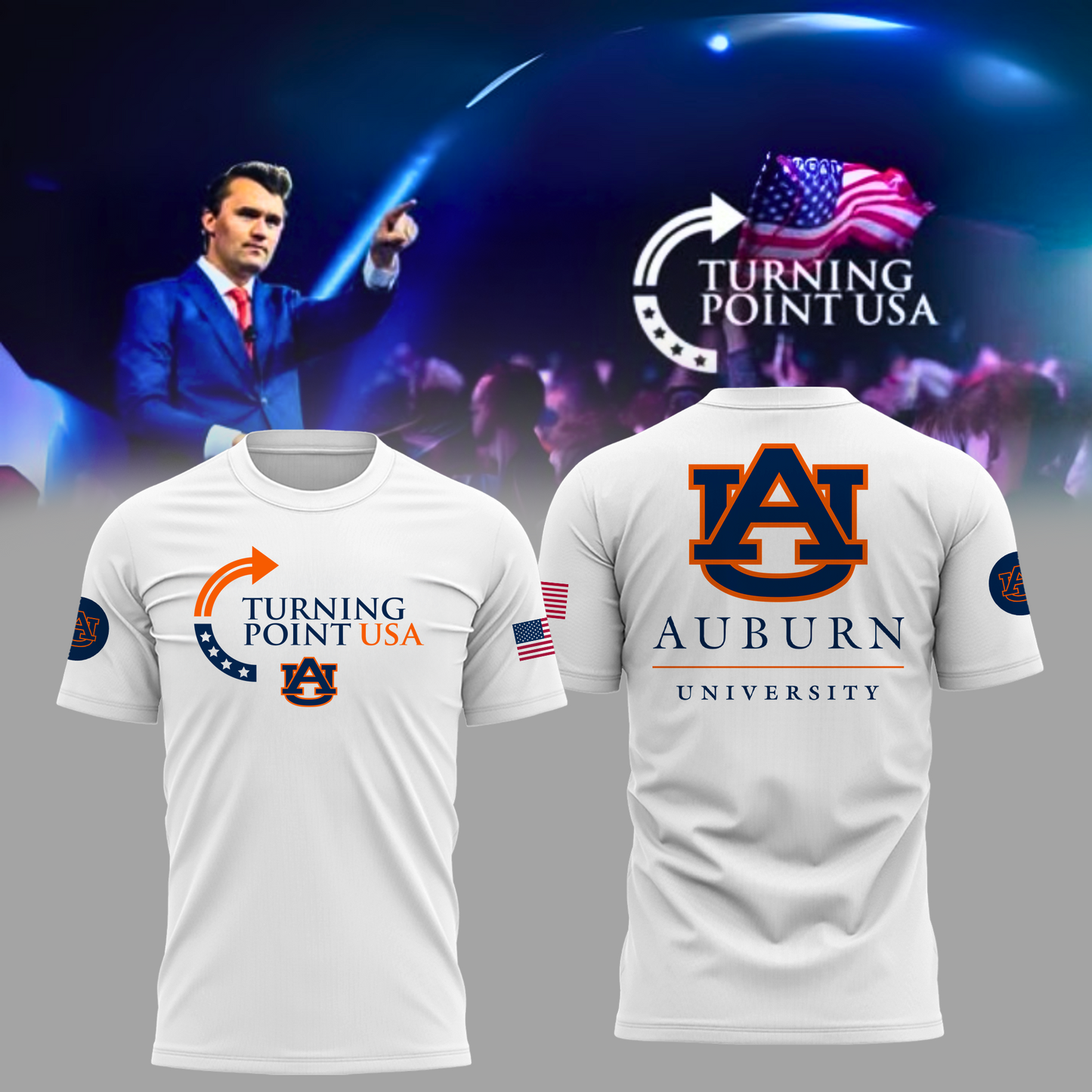 Limited Edition Auburn University x Turning Point USA T-Shirt