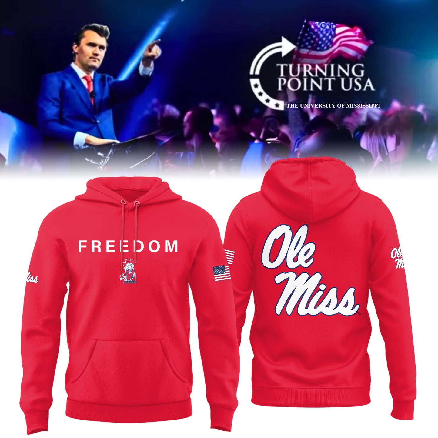 Limited Edition University of Mississippi x Turning Point USA