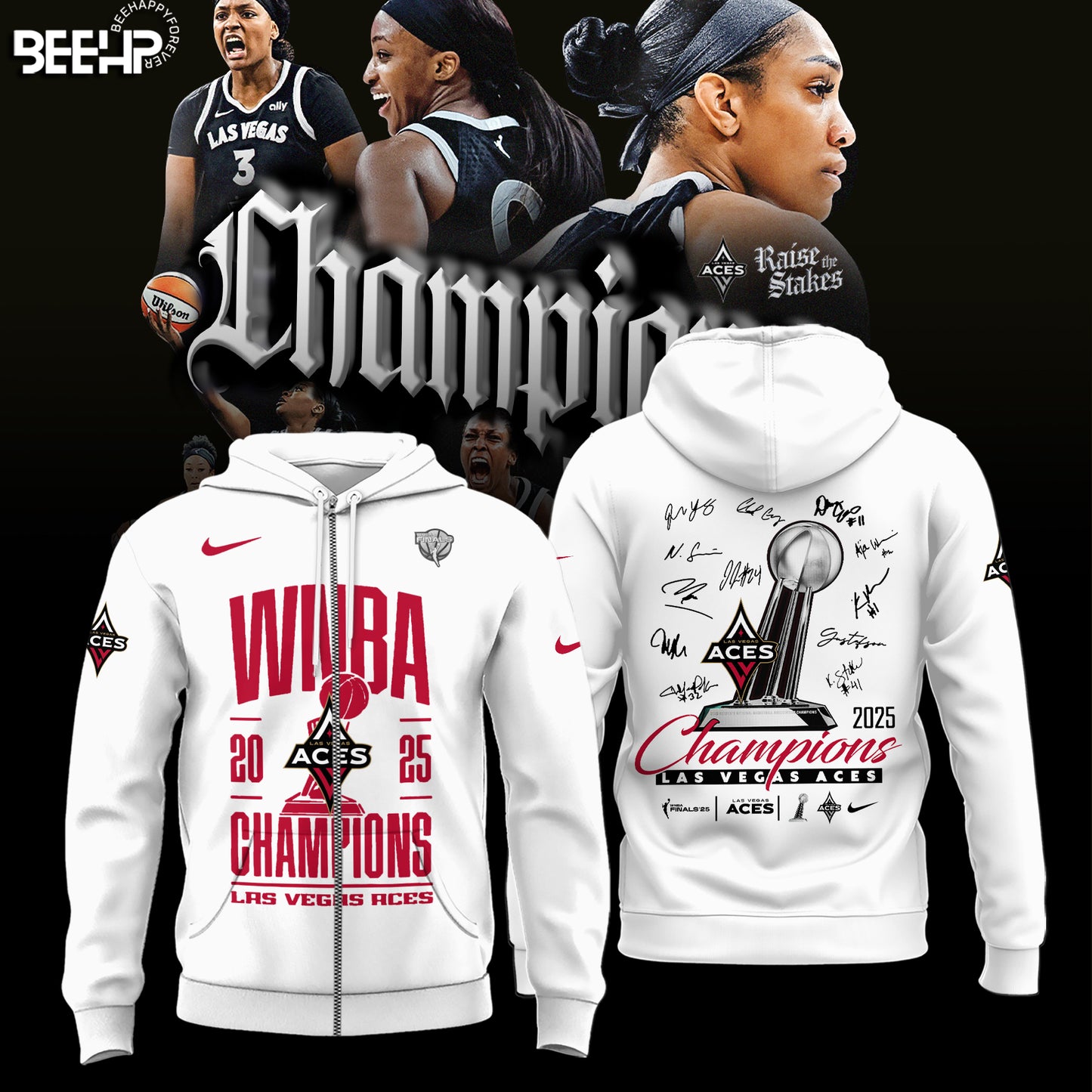 _ Las Vegas Aces 2025 Champions ZipHoodie Limited Edition V1