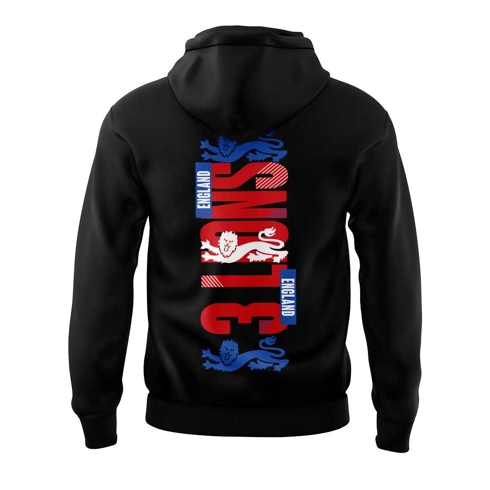 Limited Edition England FB 2025 Black Hoodie
