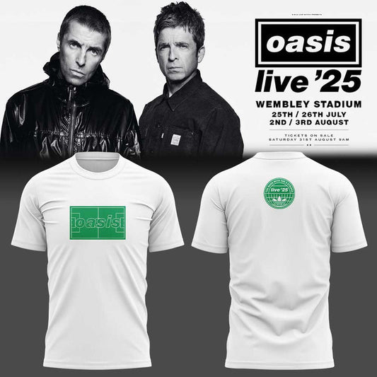 Limited Edition Oasis “Live ’25” White Shirt