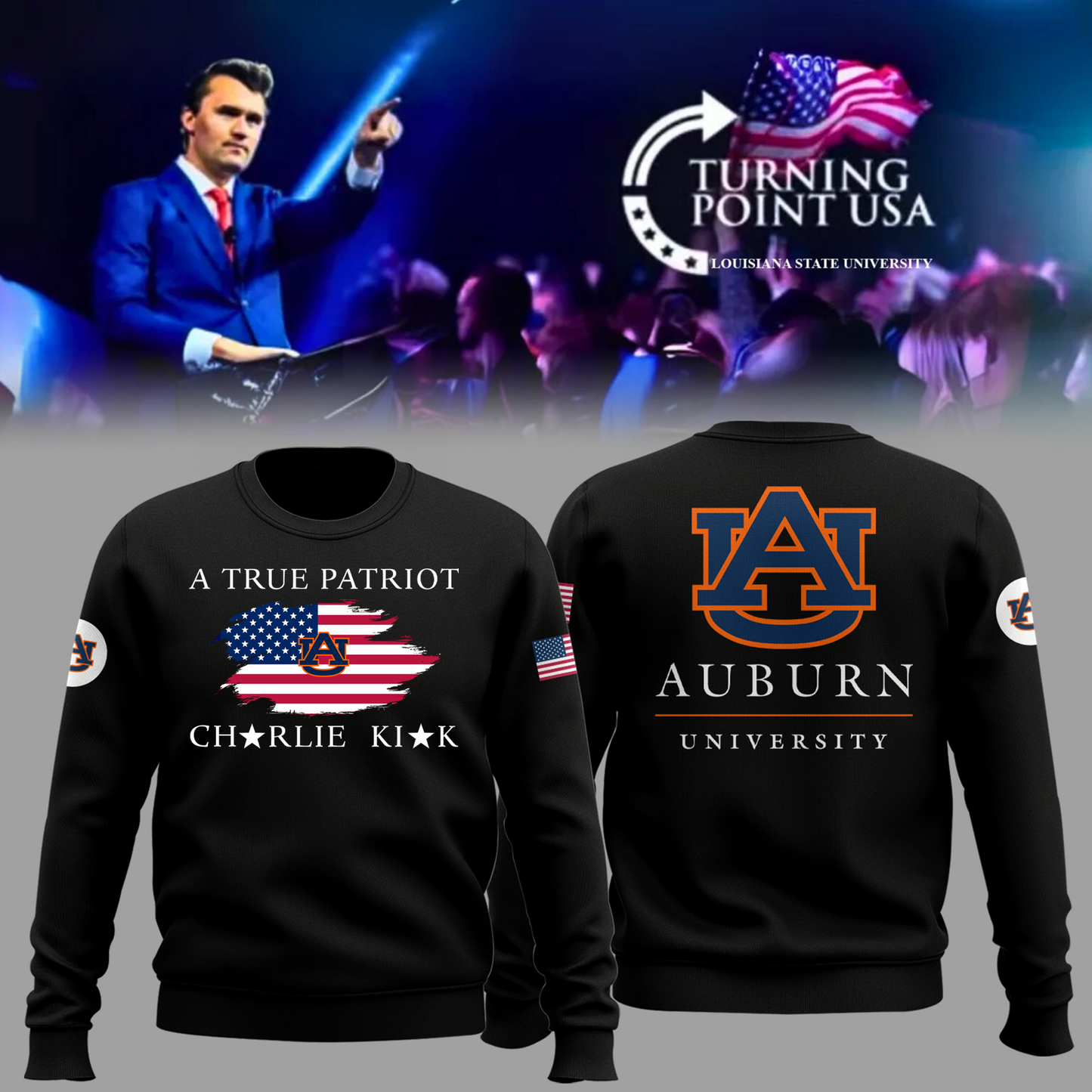 Limited Edition Auburn University x Turning Point USA Sweatshirt