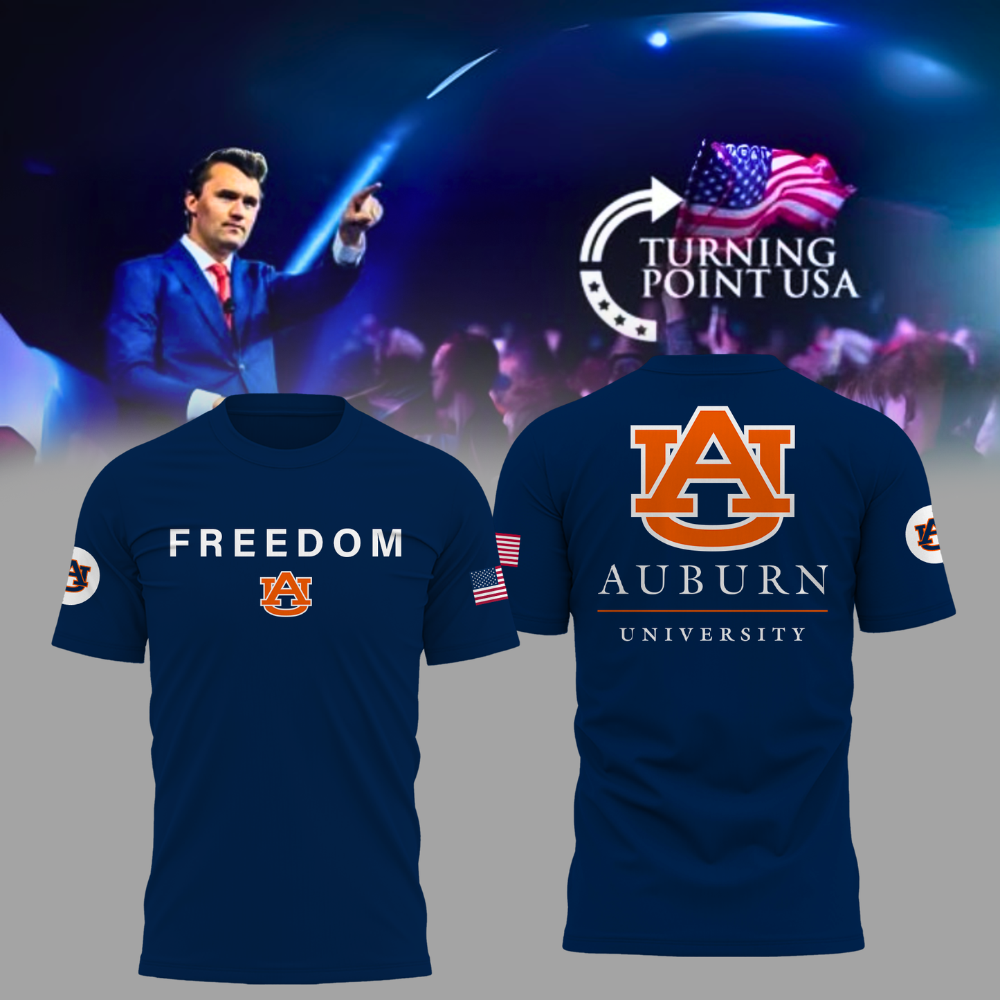 Limited Edition Auburn University x Turning Point USA T-Shirt