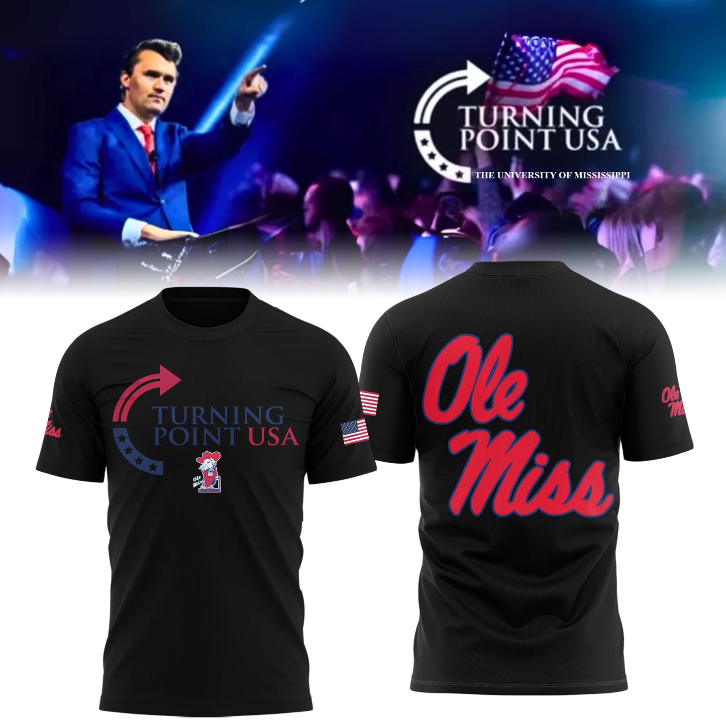 Limited Edition University of Mississippi x Turning Point USA