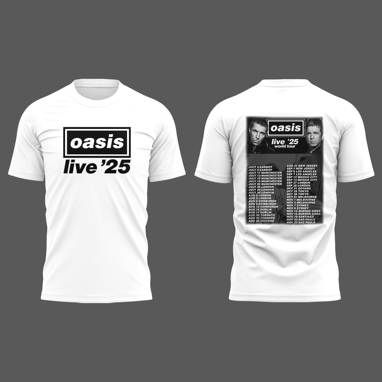 Limited Edition Oasis live 25 T-Shirt