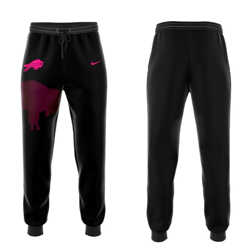 Limited Edition Black Buffalo Bills 2025 Crucial Catch Club Pullover Hoodie