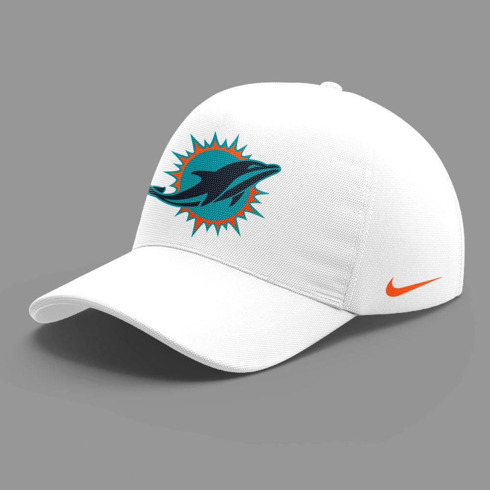 Limited Edition Dolphins Football Rivalries Teaser Logo White Hoodie