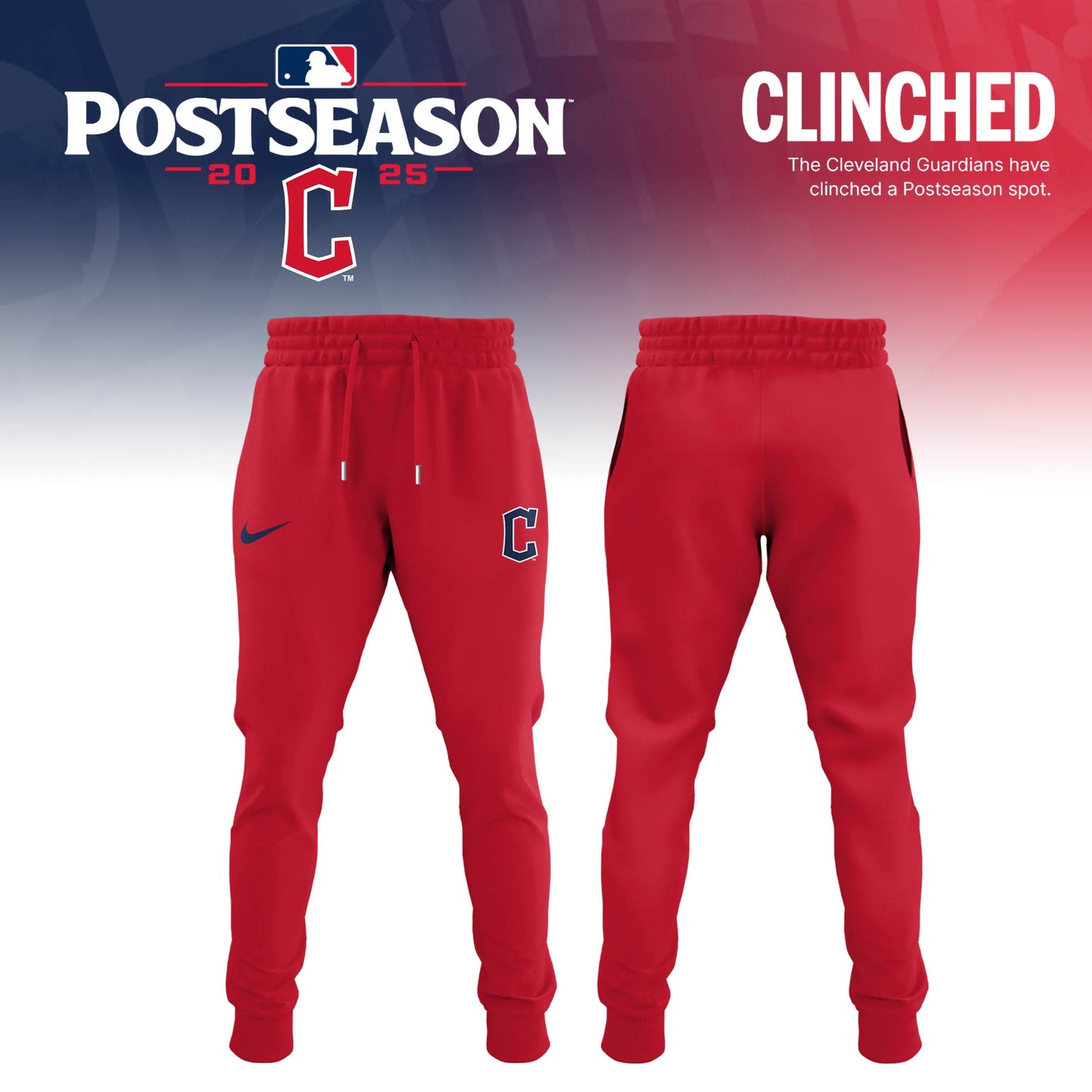 Cleveland Guardians 2025 Postseason Limited Hoodie