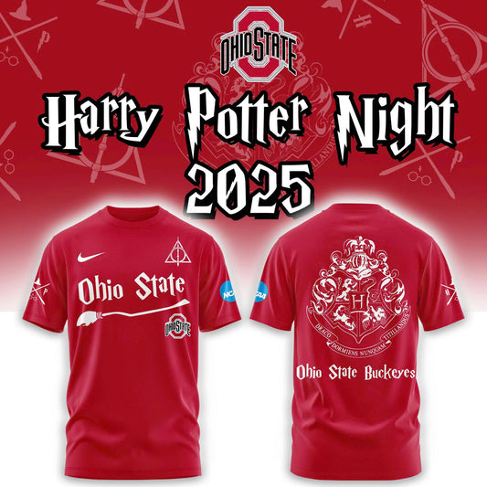 Limited Edition Ohio State Buckeyes x Harry Potter 2025 T-Shirt Combo