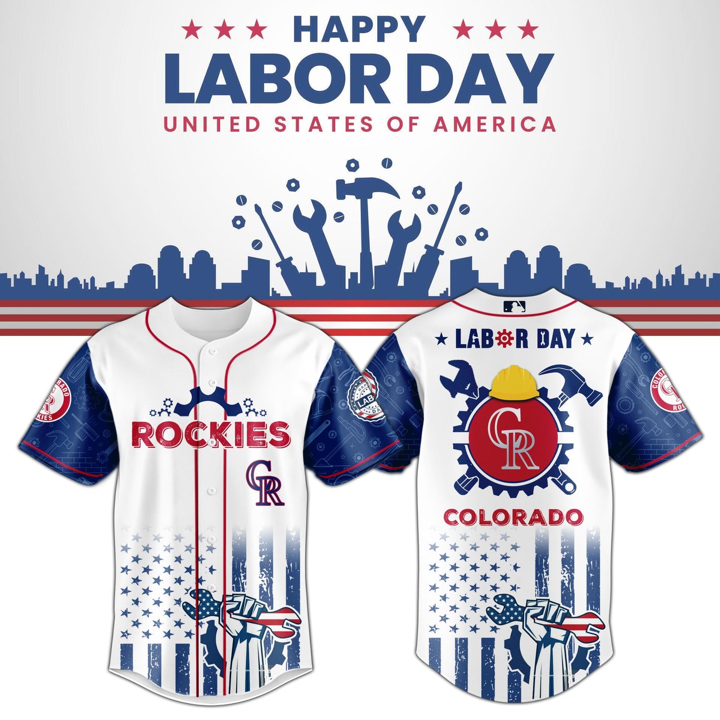 Colorado Rockies x Labor Day Jersey Limited Edition