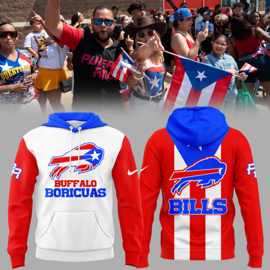 Limited Edition Buffalo Bills Puerto Rican Hoodie