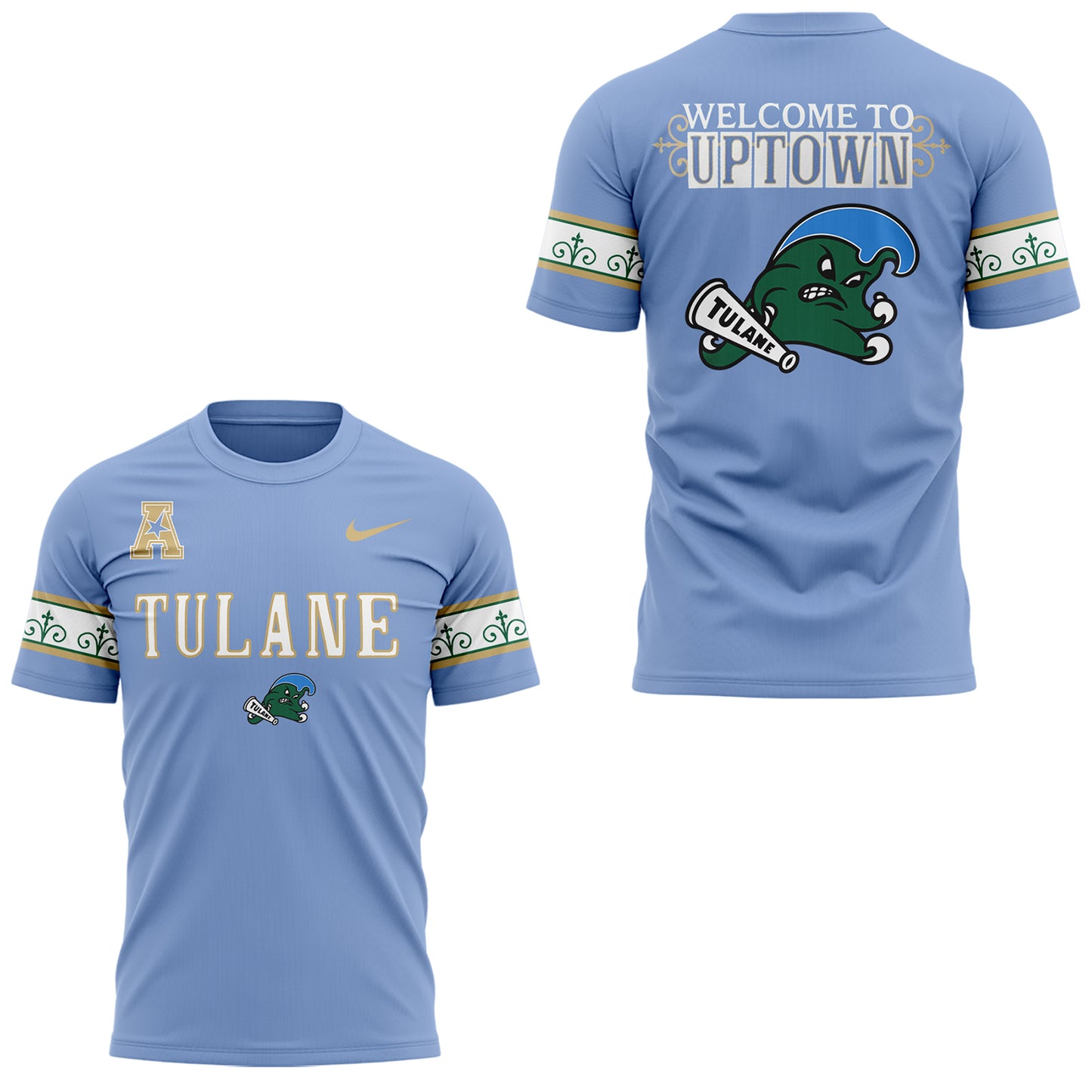 Limited Edition Tulane Football City Edition #UptownFootball Shirt-KC10222503