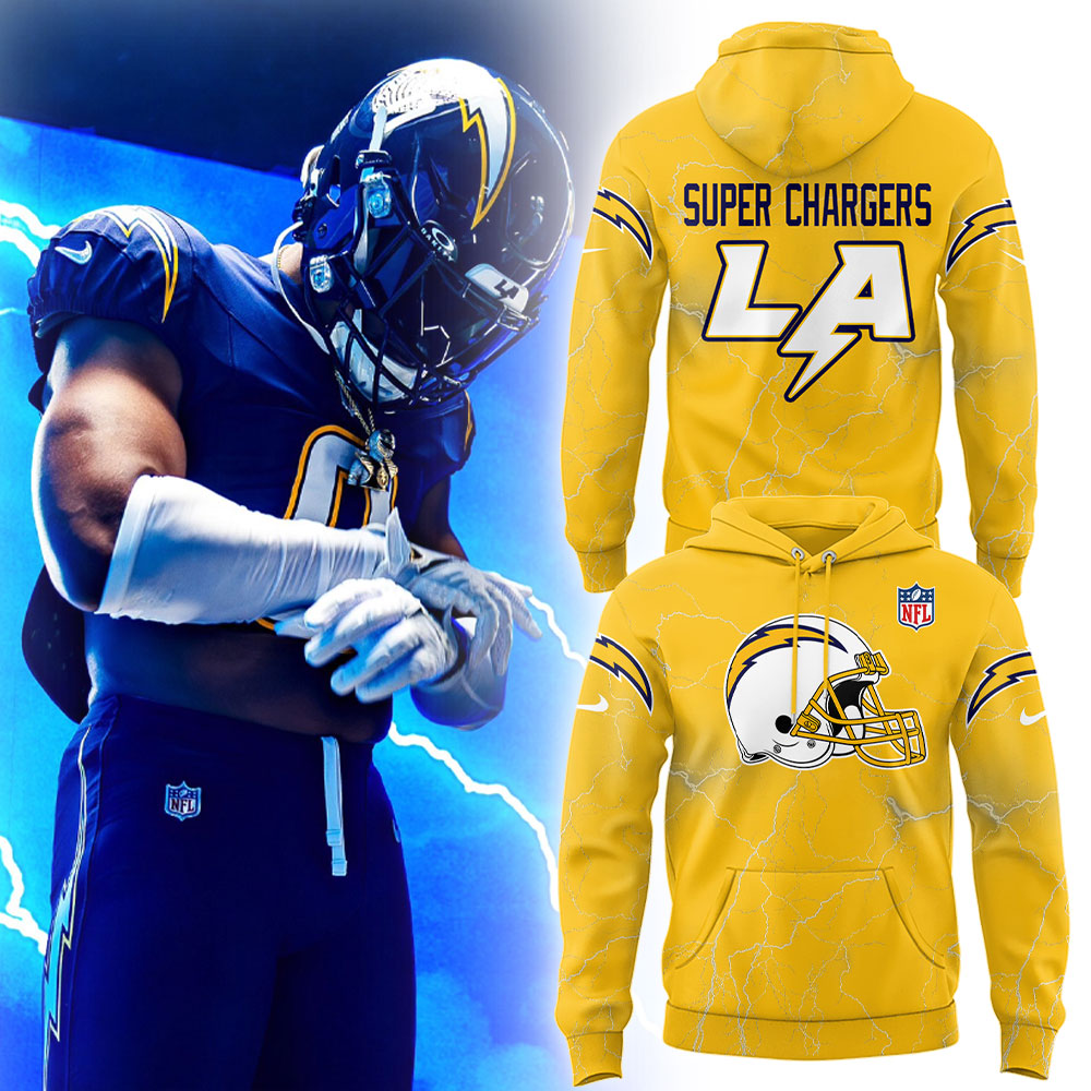 Limited Edition Chargers Bolt Up Hoodie-PA052425009 (Copy)