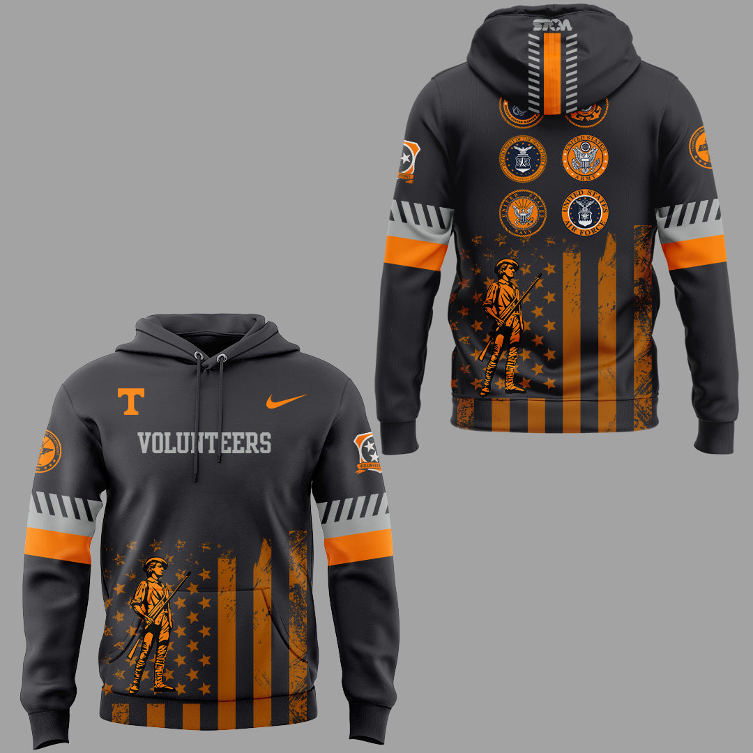 Limited Edition Volunteer Football Smokey Grey ‘Volunteer Spirit’ Hoodie-ND040725010