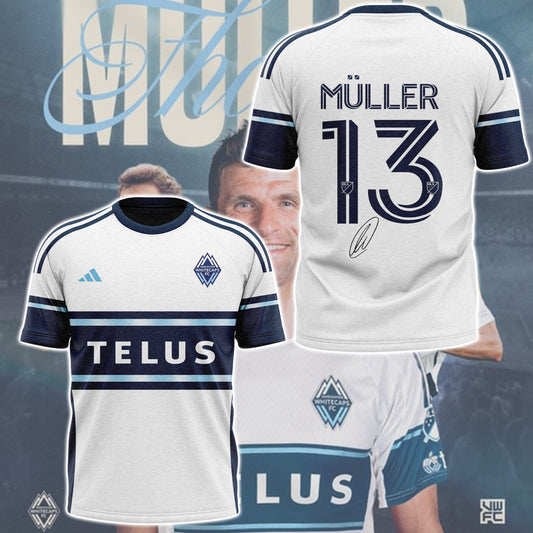 Limited Edition Thomas Müller to Whitecaps FC Tshirt-ND08072521