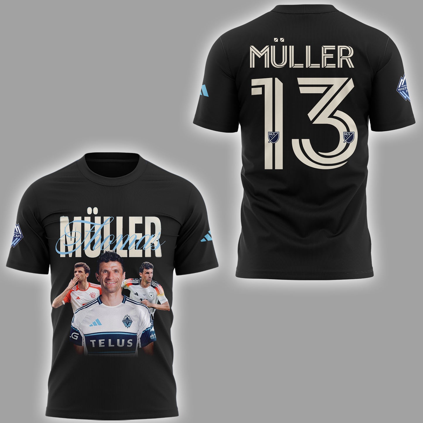 Limited Edition Thomas Müller to Whitecaps FC Tshirt-ND08072522