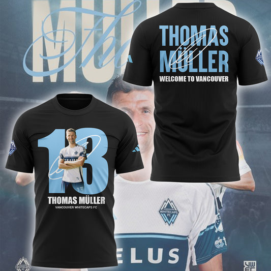 Limited Edition Thomas Müller to Whitecaps FC Tshirt-ND08072526