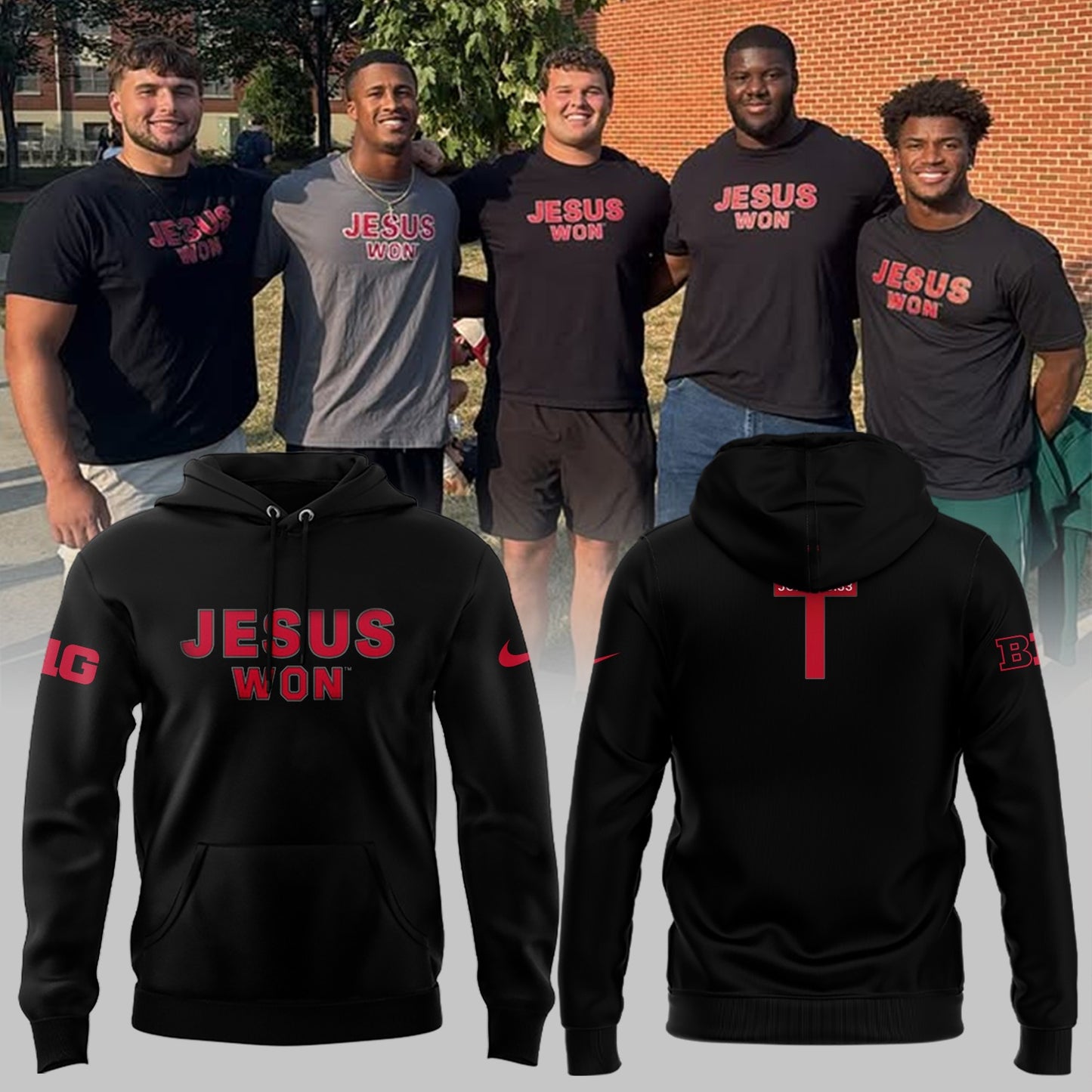 Limited Edition JESUS WON Black Hoodie