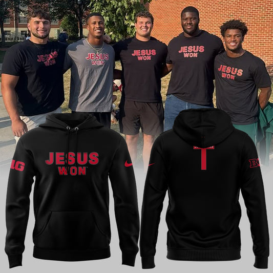 Limited Edition JESUS WON Black Hoodie
