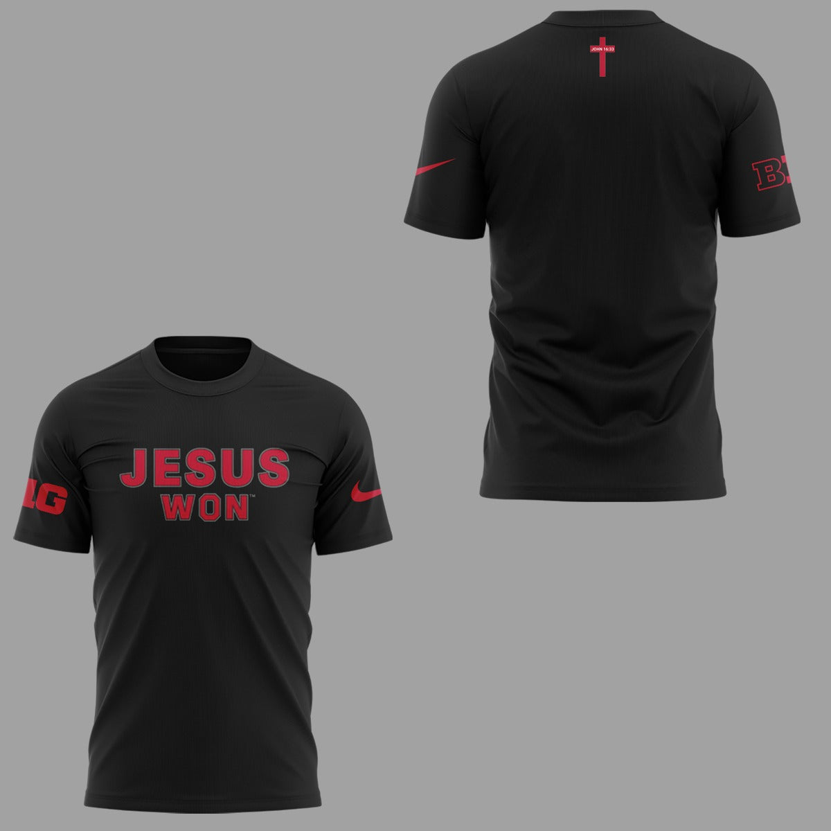 Limited Edition JESUS WON Black TShirt