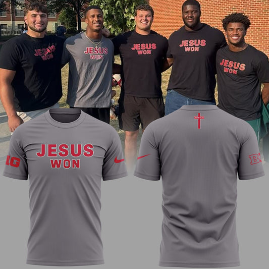 Limited Edition JESUS WON Gray TShirt