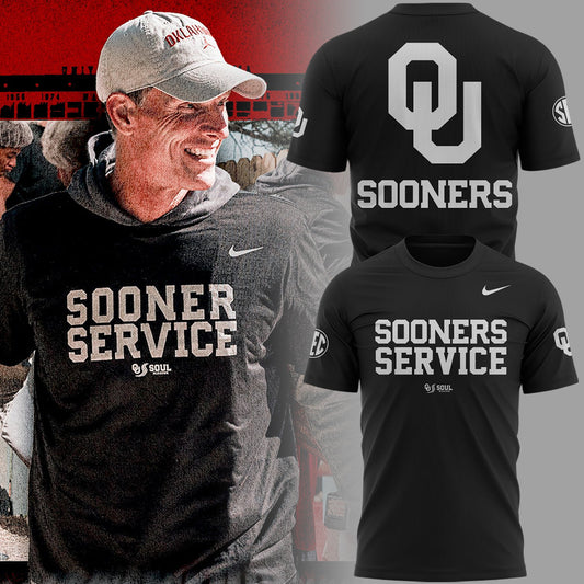 Limited Edition Oklahoma Football “Sooner Service” TShirt