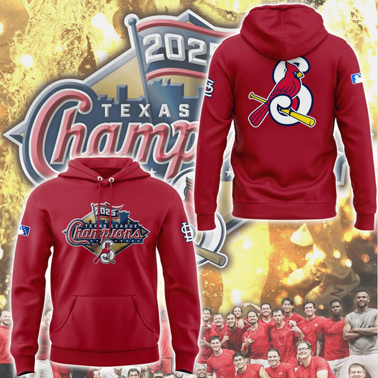 Limited Edition Sgf Cardinals 2025 Texas League champions Hoodie