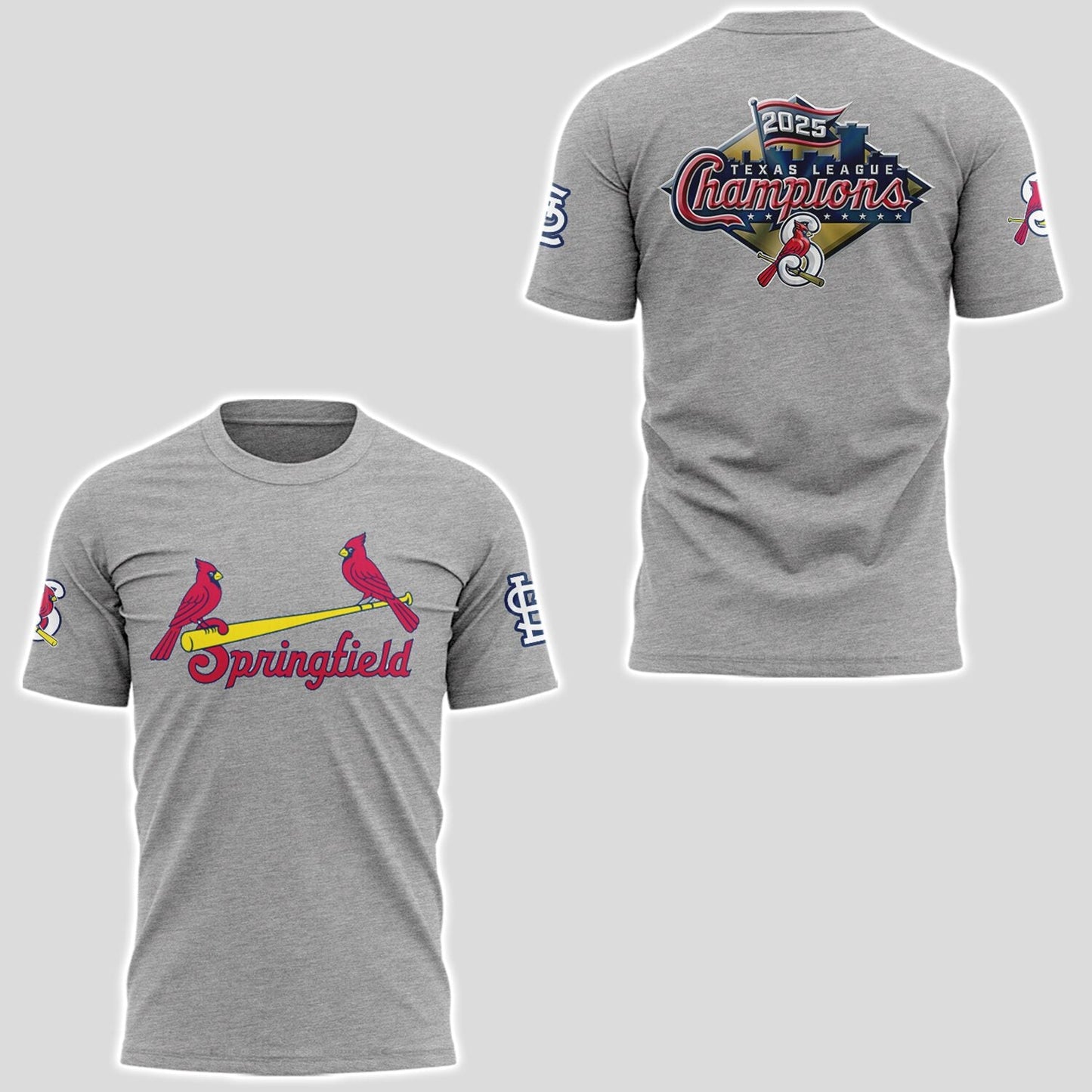 Limited Edition Sgf Cardinals 2025 Texas League champions Tshirt