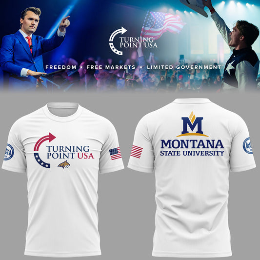 Limited Edition Montana State x Turning Point USA 2025 TShirt