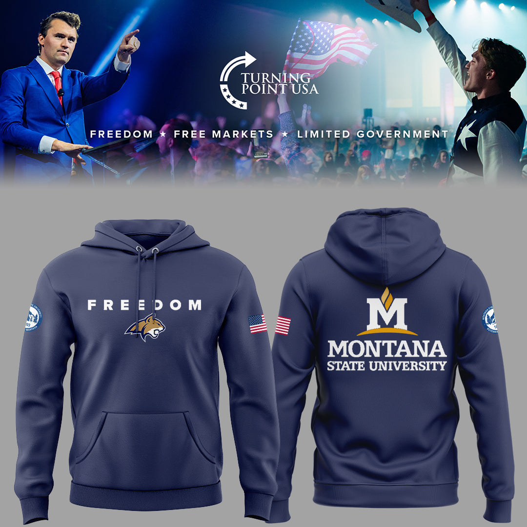 Limited Edition Montana State x Turning Point USA 2025 Hoodie