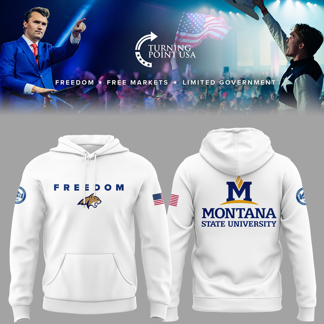 Limited Edition Montana State x Turning Point USA 2025 Hoodie