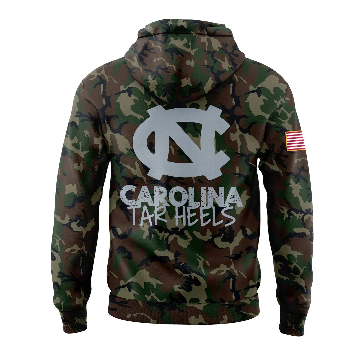 Limited Edition Carolina Basketball Coach Hubert Davis Camo Hoodie -  - Carolina Tar Heels Shirt