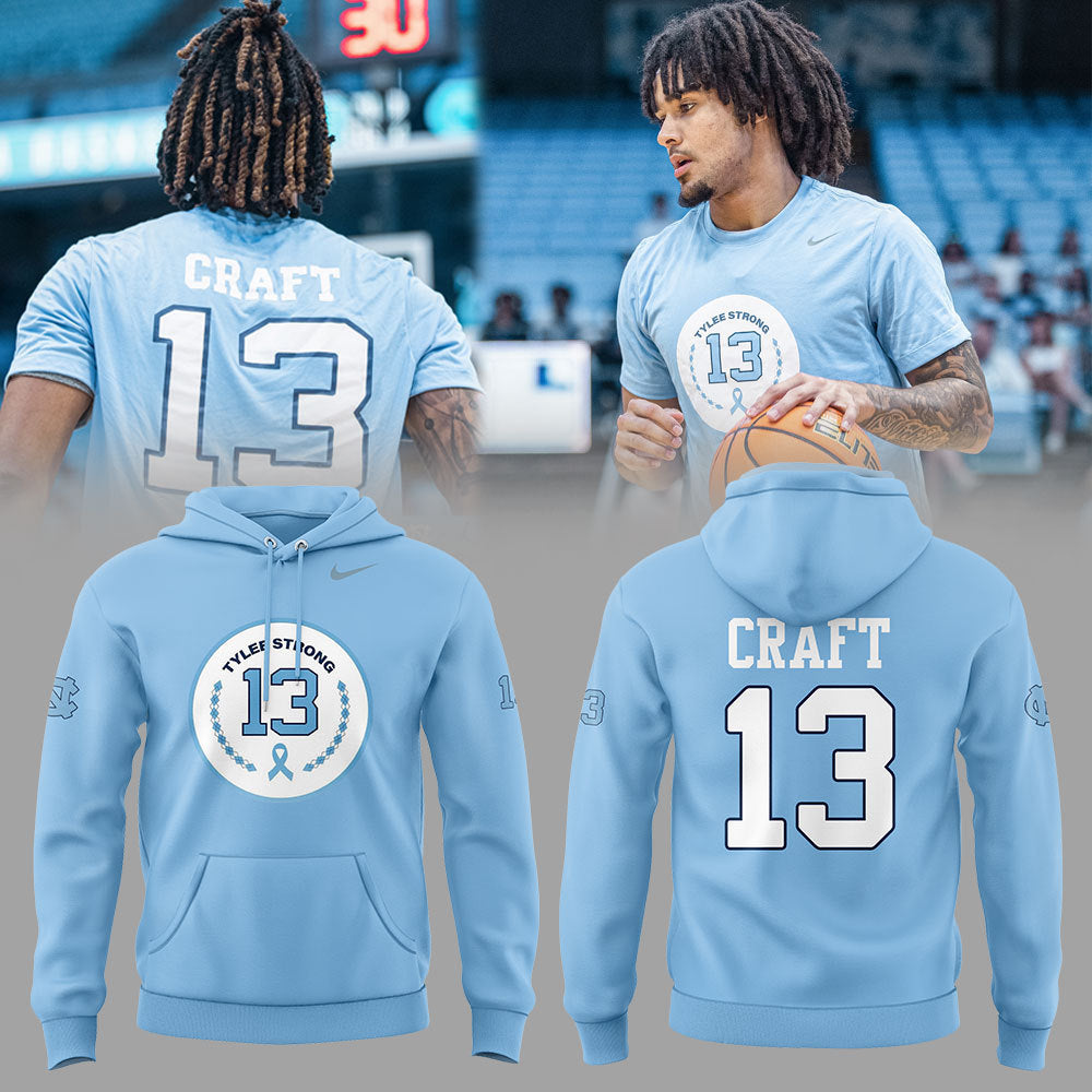 Limited Edition UNC Basketball memory of Tylee Craft Hoodie -  - Carolina Tar Heels Shirt