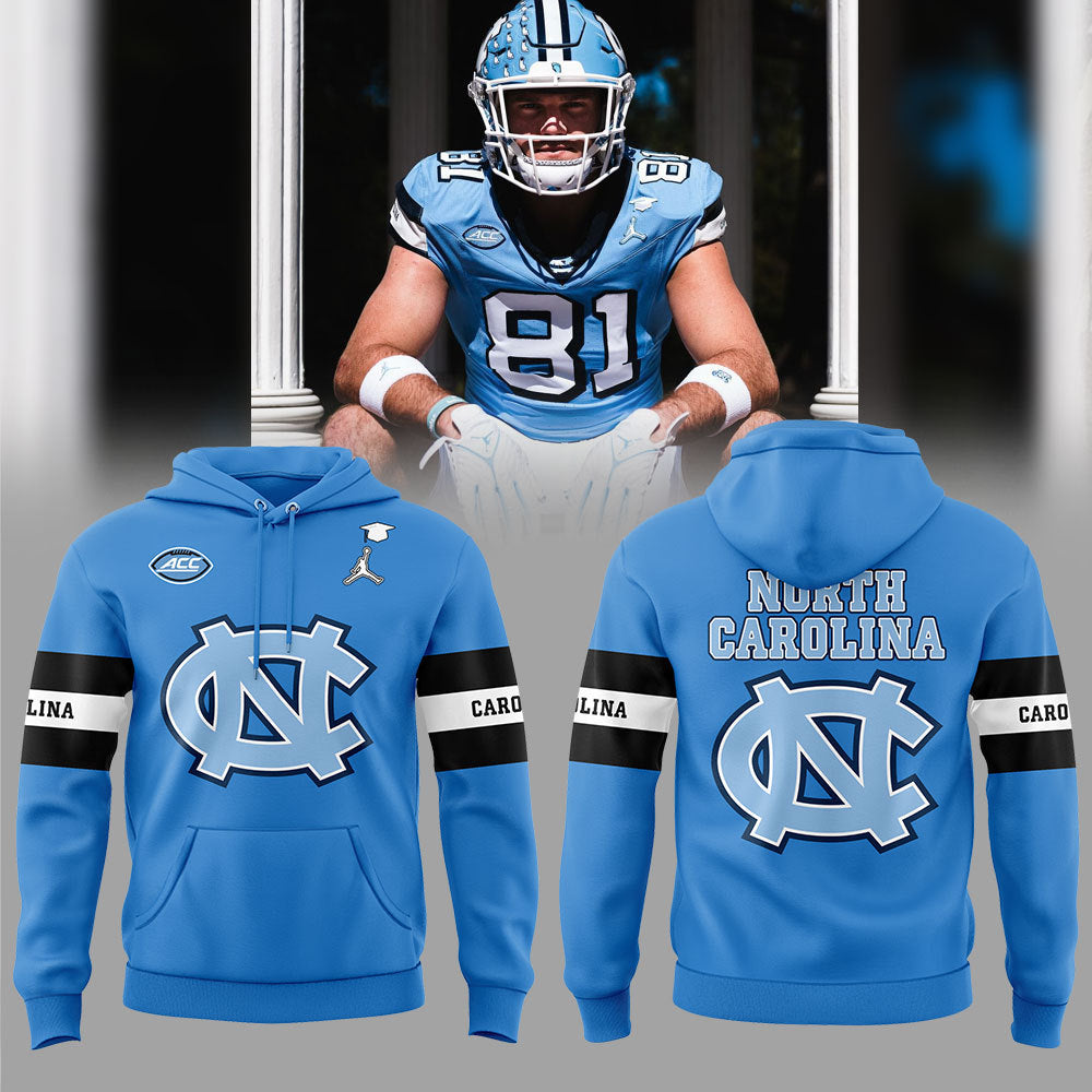 Limited Edition North Carolina Football Hoodie -  - Carolina Tar Heels Shirt