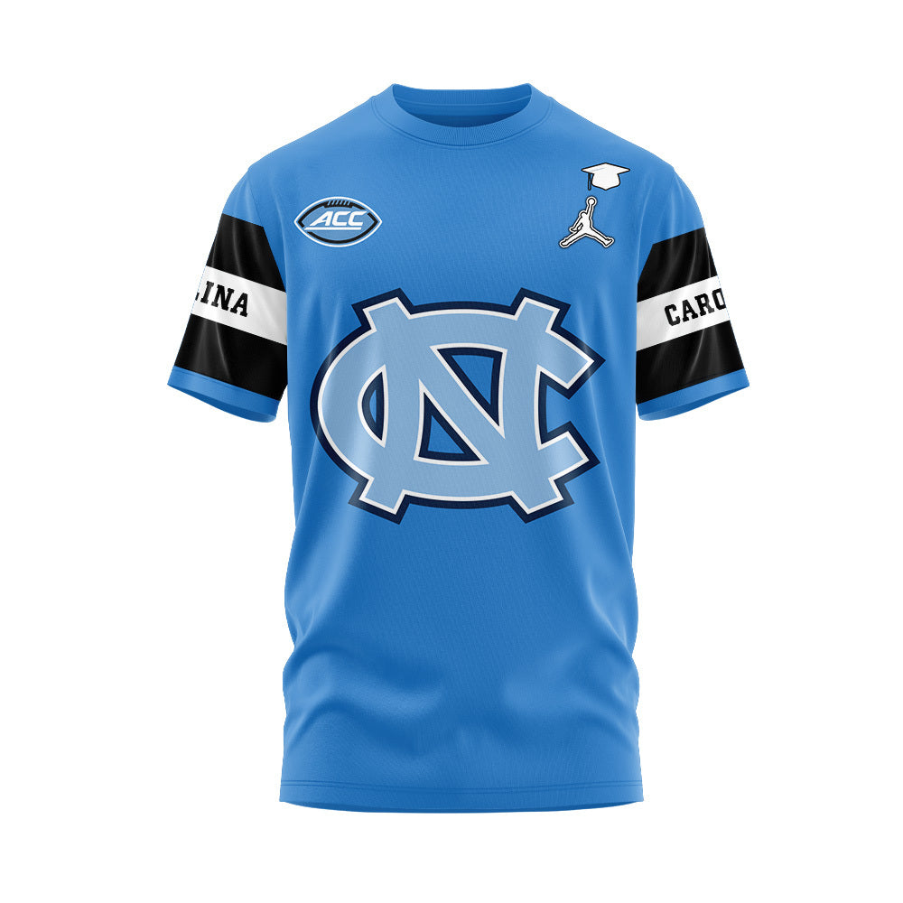 Limited Edition North Carolina Football T-Shirt -  - Carolina Tar Heels Shirt