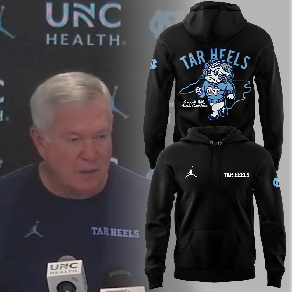 Limited Edition Coach North Carolina Football Hoodie -  - Carolina Tar Heels Shirt