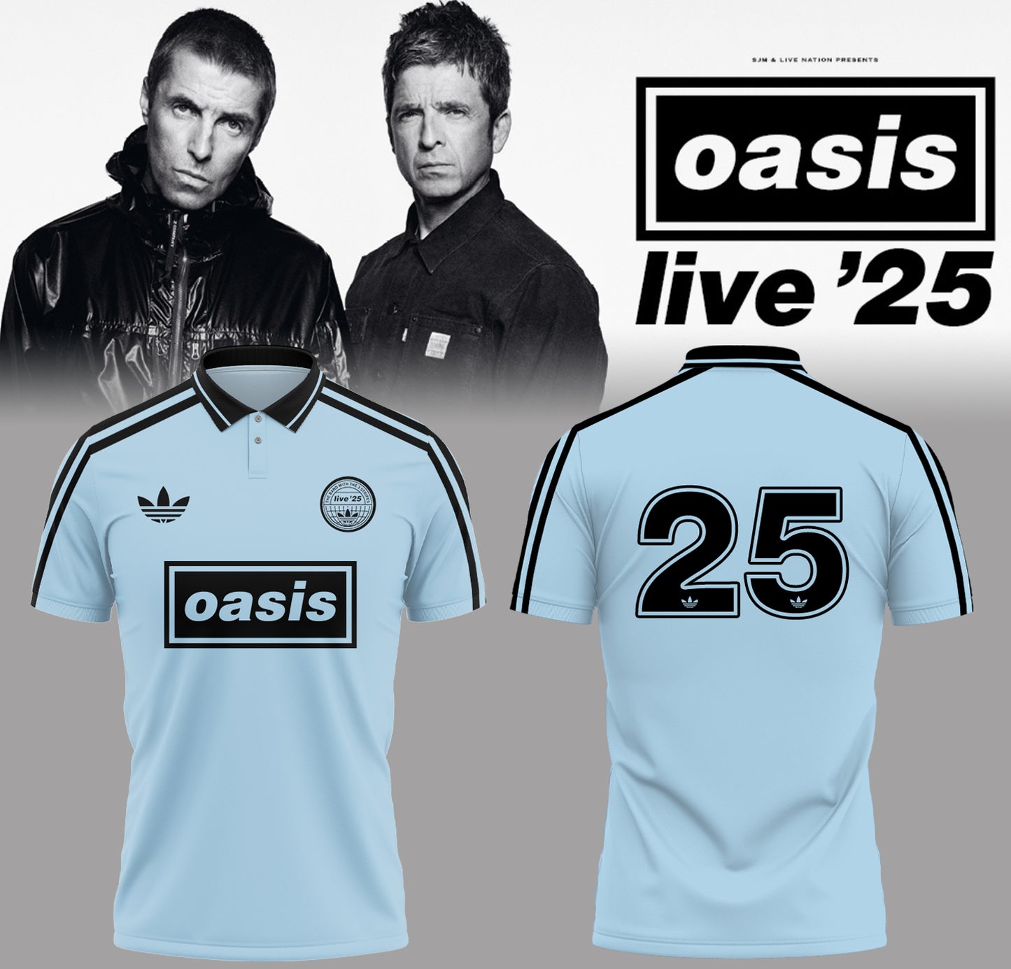 Limited Edition Oasis live 25 Polo