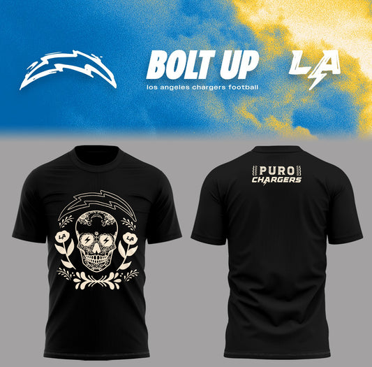 Limited Edition Chargers Bolt Up Shirt-PA073125007
