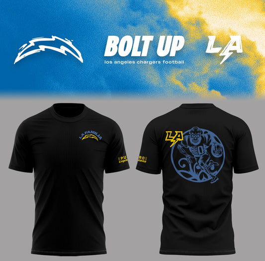 Limited Edition Chargers Bolt Up Shirt-PA073125011