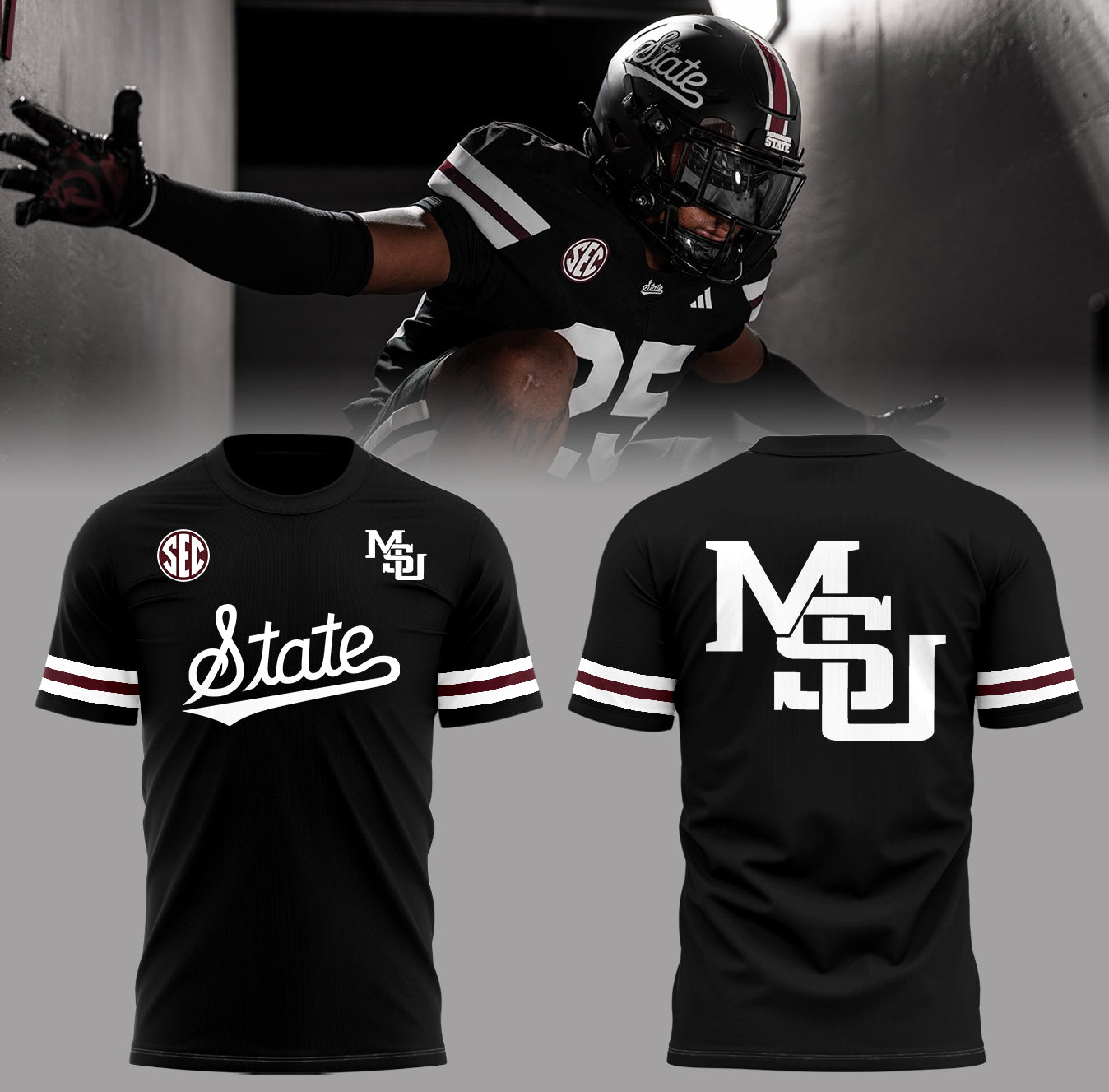 Limited Edition Mississippi State Football T-Shirt