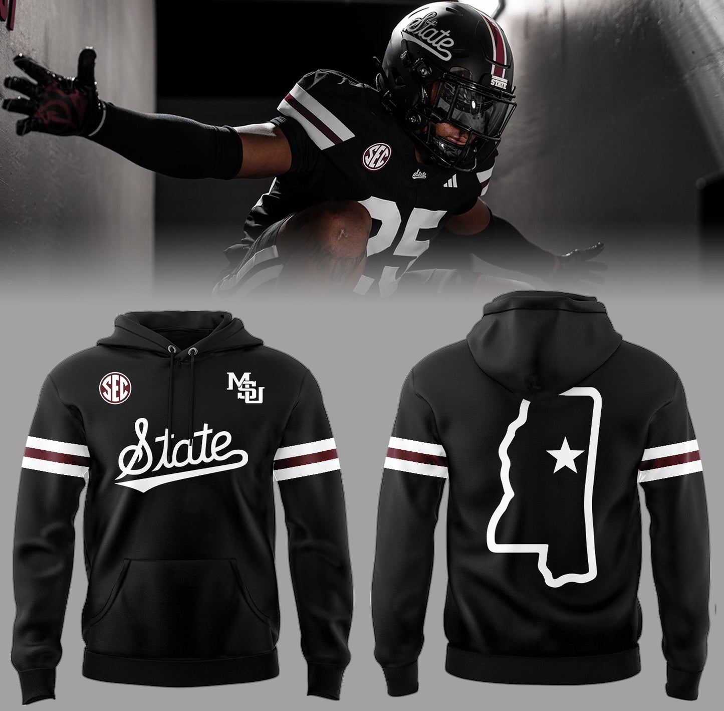 Limited Edition Mississippi State Football Hoodie