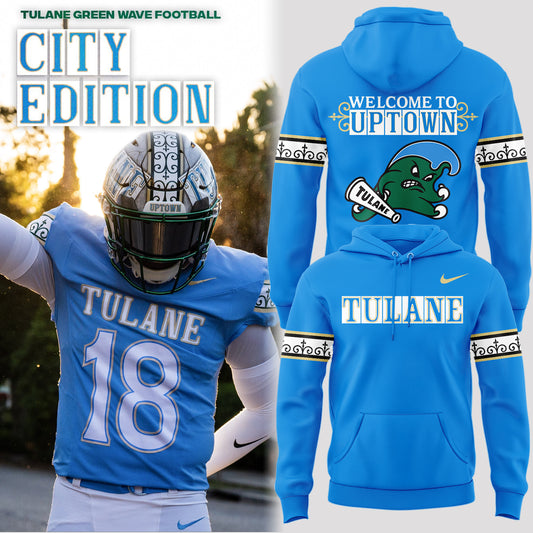 Limited Edition Tulane Football City Edition #UptownFootball Hoodie-PA102225005