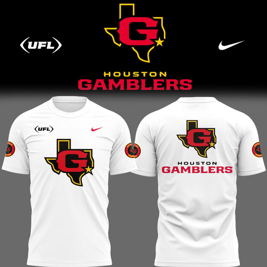 Limited Edition Houston Gamblers Football W TShirt