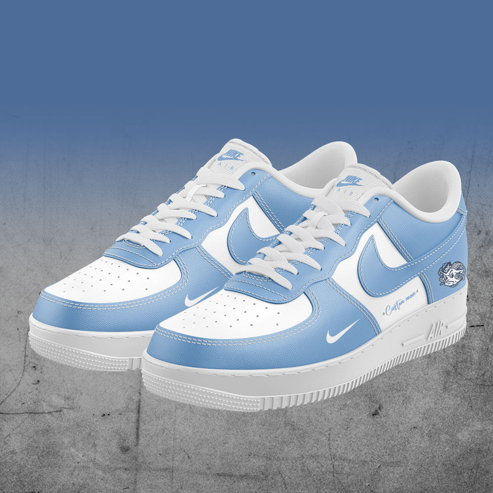 Limited Edition UNC Basketball Custom Name For Fans Shoes
