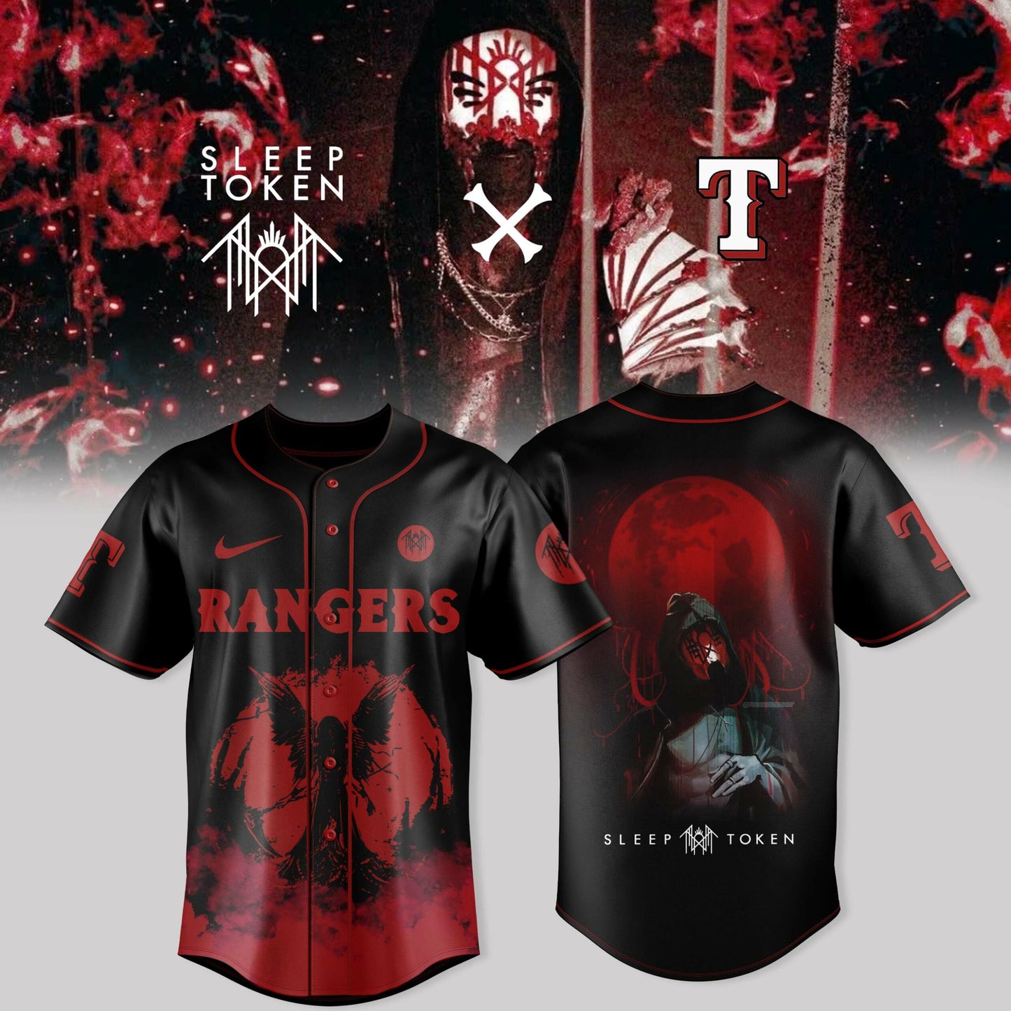 Texas Rangers X Sleep Token: Even in Arcadia Tour Merch