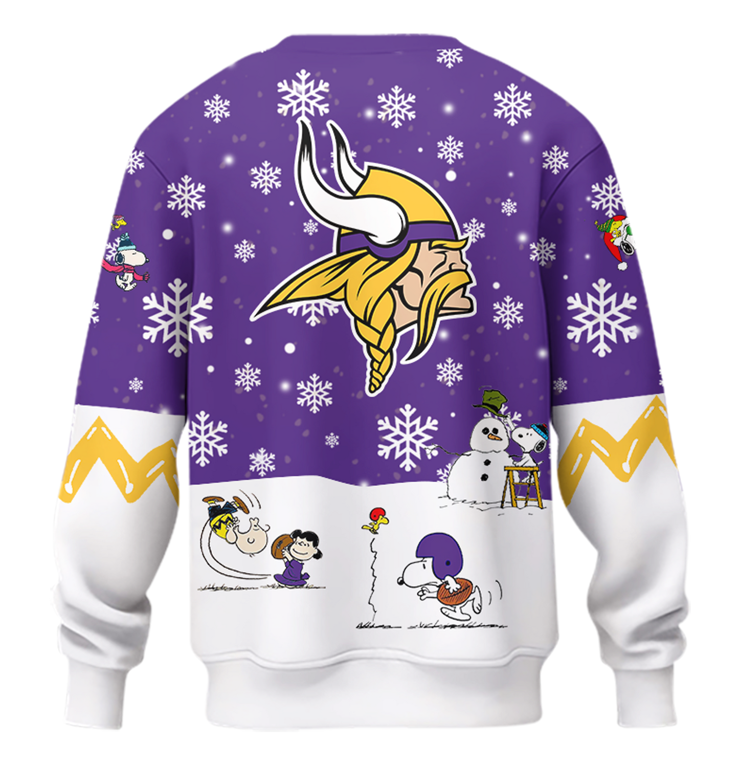 Limited Edition Minnesota Vikings Peanuts Holiday Speciality Sweatshirt 2024