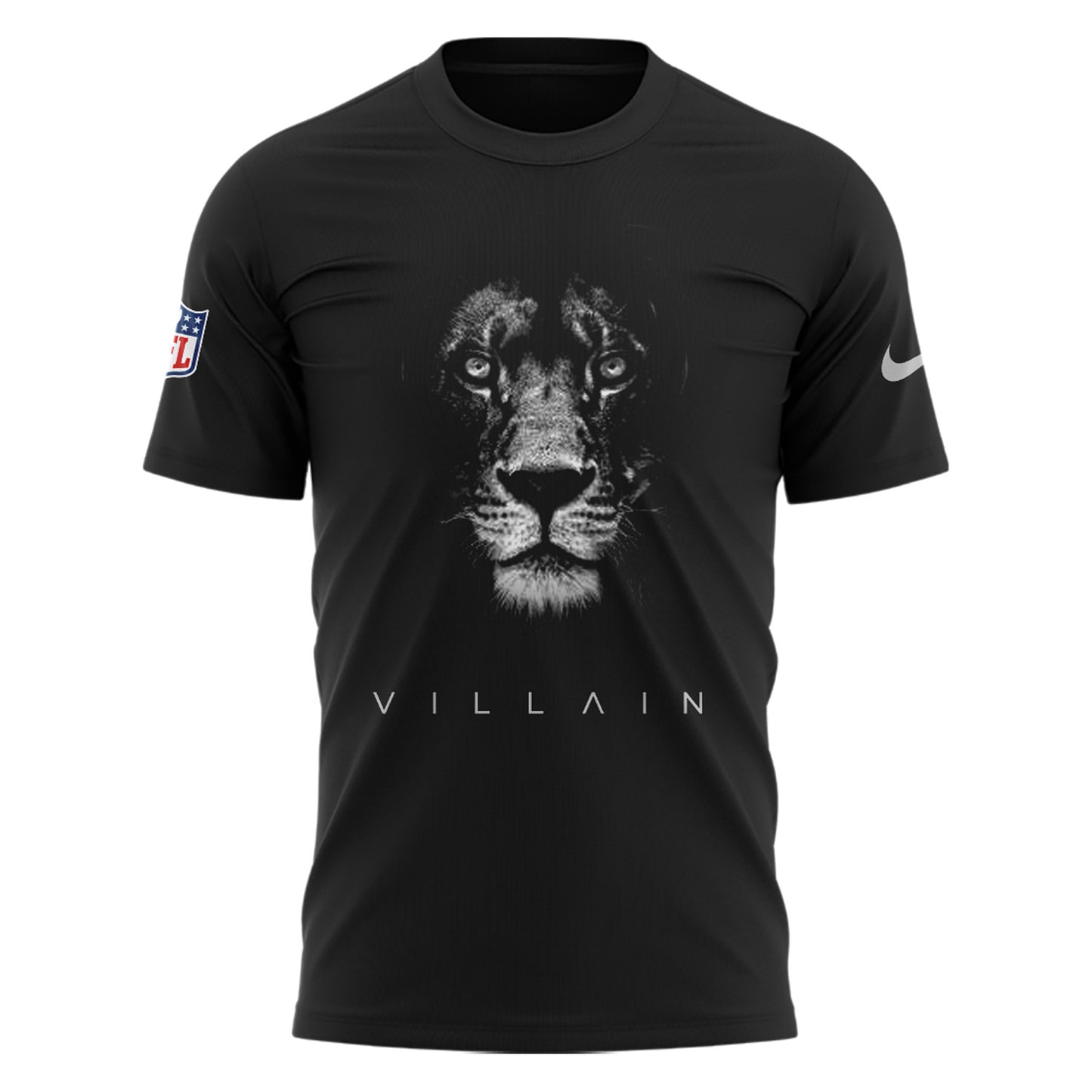 (YOUTH T-SHIRT) Dan Campbell Detroit Lions Villain 2025 Limited Tshirt Black V4