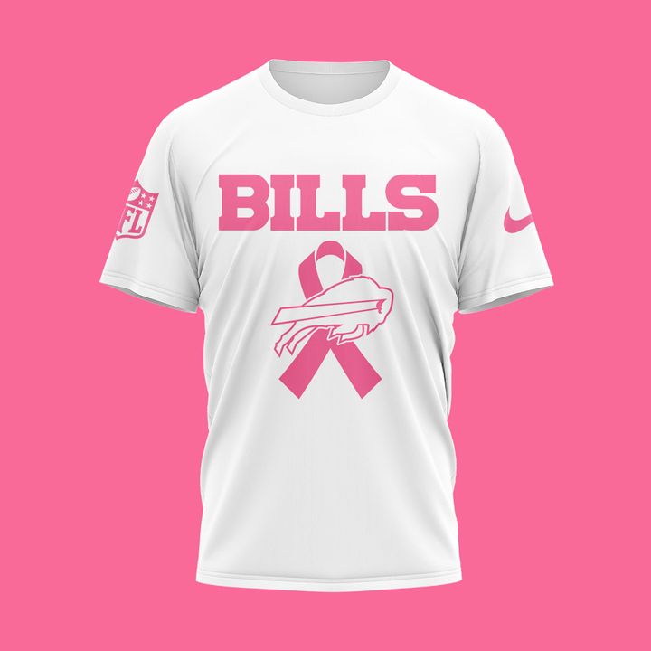 Buffalo Bills '' OCTOBER BREAST CANCER AWARENESS MONTH '' T-Shirt