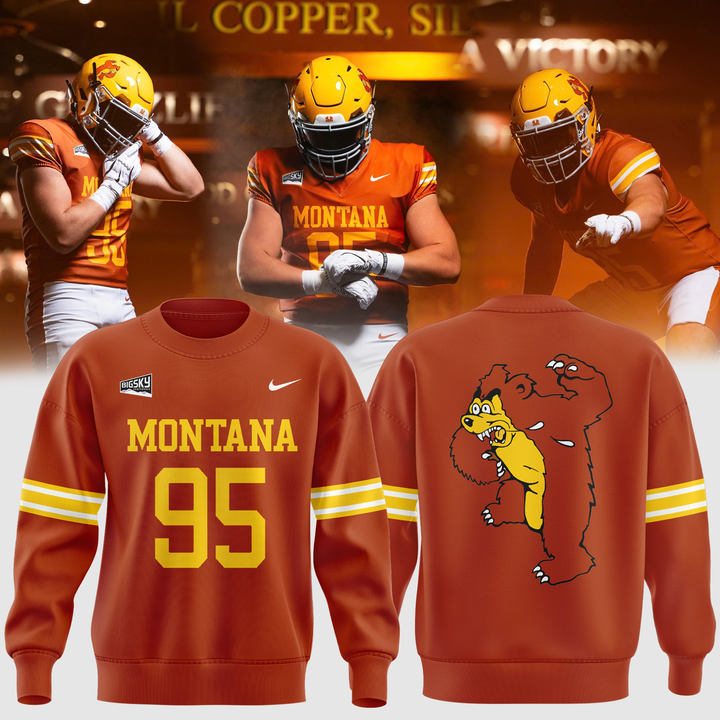Limited Edition sweatshirt Montana Griz Football for fans.
