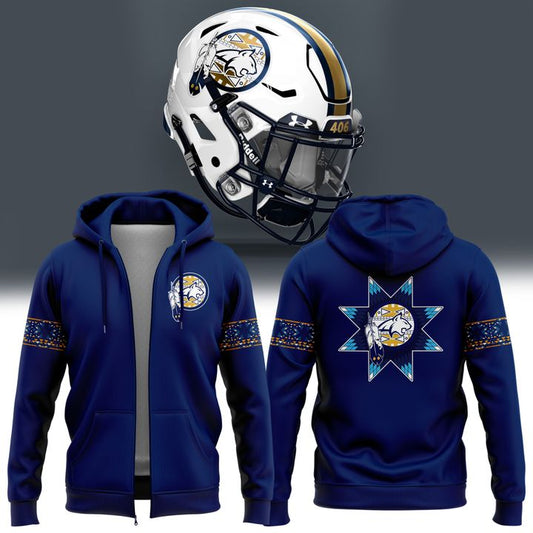 Montana State Football Native American Heritage Month Zip Hoodie
